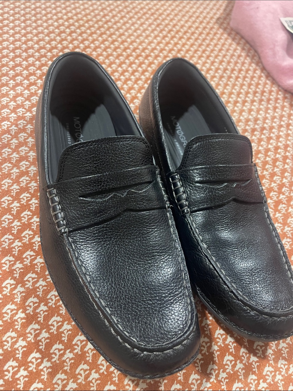 Cole Haan Men's Black Leather Penny Loafers -
